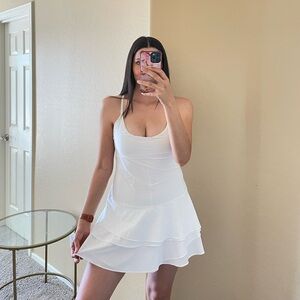 Aerie Offline Athletic Maggie White Tennis Dress